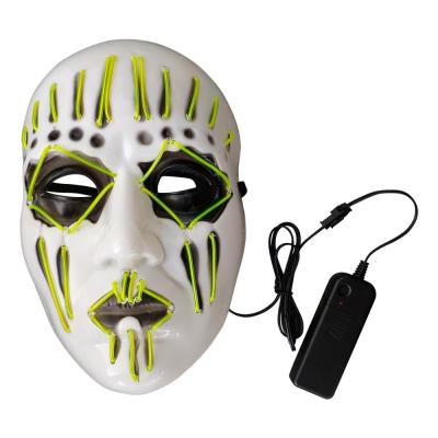 China High-quality and high-brightness PVC EL wire masks special LED masks on Halloween parties source manufacturers direct sales for sale