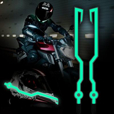 China Safety EL Helmet Light Strip New Arrival Massive Flashing EL Stocks Using For Motorcycle Helmet for sale