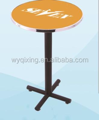 China Bar Table QXBT-032 Bar Table With MDF And Logo High Quality for sale