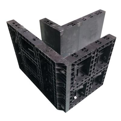 China Pillar Mold Plastic Adjustable Height Concrete Column Manufacturer Shandong Formwork Panels Reusable for sale