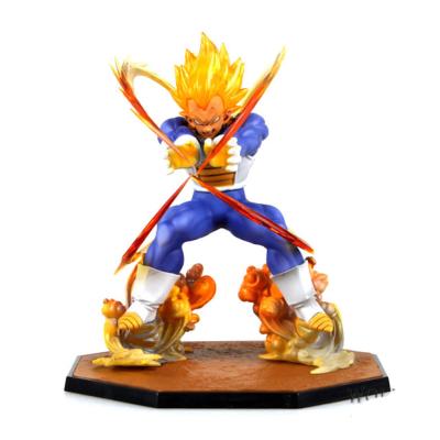 China Collectible Model TOY Anime Dragon Balls Z Saiyan Vegeta Super Action Figure PVC MODEL 15CM for sale