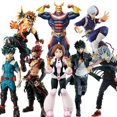 China 9 Styles Funny Boku no Academia / My Academia Bakugou Katsuki Anime Figure Toy 15CM for sale