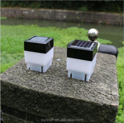 China Outdoor Solar LED Fence Post Cap Garden Light Lamp (4.5mmx4.5MMX2mm) SNT-P-1 for sale