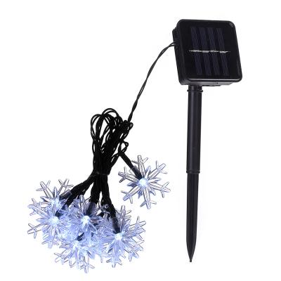 China Solar LANDSCAPE LED Snowflake String 20LED for sale