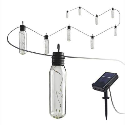 China Outdoor Solar LANDSCAPE Bottle Tube String Light Fariy Party Decrotation Light Lamp for sale