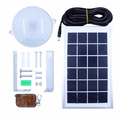 China Remote Control 3W 9 LED Solar Ceiling Light with Optional 5m Cable SNT-W-2 for sale