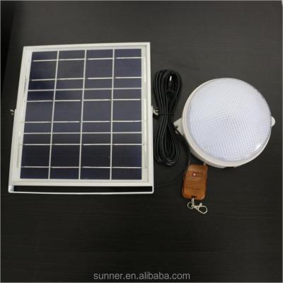 China Garden Indoor Garden Solar Ceiling Light with Remote Control 5m Cable Camping Lamp for sale