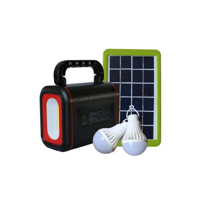 China Camping ABS 3w Emergency Light Home Portable Multifunctional Solar Mobile Power for sale