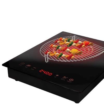 China Household Household High Power Touch One Button To Operate Big Firepower 12v 24v DC Electric Induction Cooker for sale