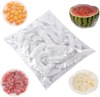 China Folding Reusable Elastic Adjustable Food Storage Covers Clear Plastic Food Wrap Bowl Covers Elastic Edging for sale