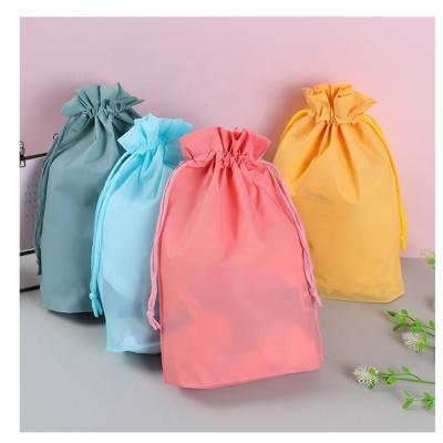 China 2021 Promotion Hot Sale Product Custom Eva Waterproof PEVA Drawstring Gift Packaging Organize Bag for sale