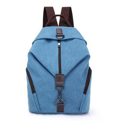 China Anti Theft Heavy Duty Travel Customized OEM Canvas Cotton Polyester Customized Fashion Backpack Bag for sale