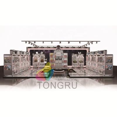 China Whole Design TONGRU OEM ODM Free Design Theme Playground Coin Operated Games Play Prizes Crane Claw Machine Set for sale