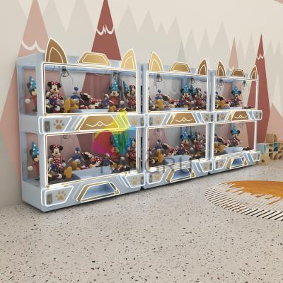 China Whole Playground Design TONGRU Box 4 Lucky Players Claw Crane Game Free Design ODM Toy Claw Coin Operated Machine For Sale for sale