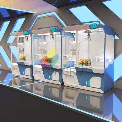 China Colorful Light Crane Toy Doll Machine Claw Toy Coin Operated Crane Game of the Whole Playground LED Design for sale