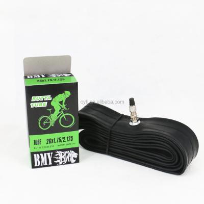 China Bicycle inner tube 12 / 14 / 16 / 18 / 20 / 22 / 24 / 26 / 27.5/29 inch 700C AV FV full size inner tube butyl rubber MTB bike zu verkaufen