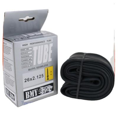 中国 Bicycle Butyl Rubber Inner Tube Black 22-28inches Size With All Valve 販売のため