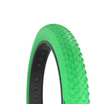 China colorful fat bike tyrev20 24 26x4.0 green color tyre for fat bike tyre en venta