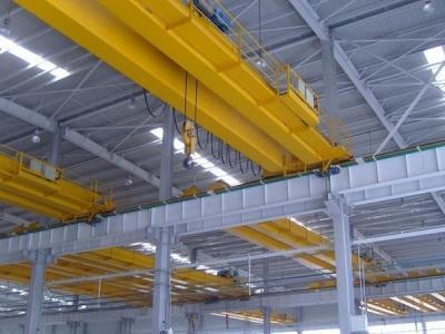 China Yellow Color Double Girder Overhead Crane Lhb Type Anti Exlosion Hoist for sale