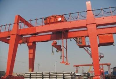 China MG Type Main Double Girder Eot Crane , Low Headroom Overhead Crane With Hook for sale