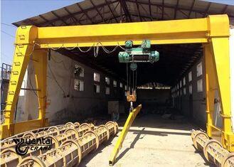 China Durable 30 Ton Gantry Crane , MH Type Single Beam Gantry Crane Electric Hoist for sale