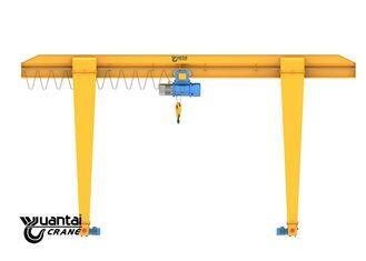 China 220 - 660V 3 Phase Single Girder Gantry Crane 0.5-32 Ton Lifting Capacity for sale