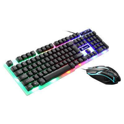 China wholesale high quality Anti-drop GTX300 1200 DPI mechanical gaming usb wired keyboards keyboards and mouse gaming keyboard for sale