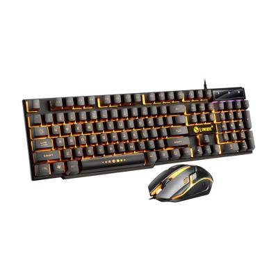 China High Quality Computer Peripherals GTX300 1200 DPI Computer Gaming Keyboard And Mouse With Wired for sale