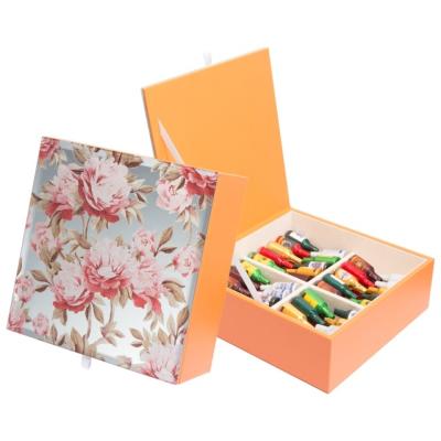 China Recycled Materials PU Leather Print Factory Christmas Chocolate Wooden Luxury Box Present Box Gift Box for sale