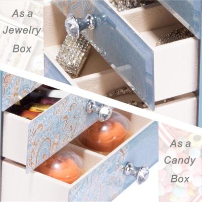 China Multifunctional Glass Jewelry Packaging Box Mooncake Materials Recycled Wooden Drawer Box Gift Box Luxury for sale