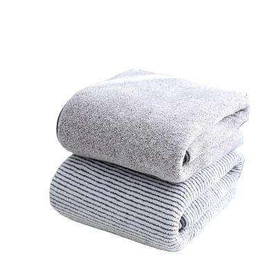 China Large Warm Adult Bamboo Fiber Charcoal Fiber Bath Towel QUICK DRY QUICK DRY Thickened Soft Bath Towel for sale