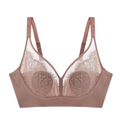 China QUICK DRY QUICK DRY cup Bunny Underwear Ladies Thin Sexy cup ear lace up bra no soft rims and comfortable breathable adjustable bra for sale