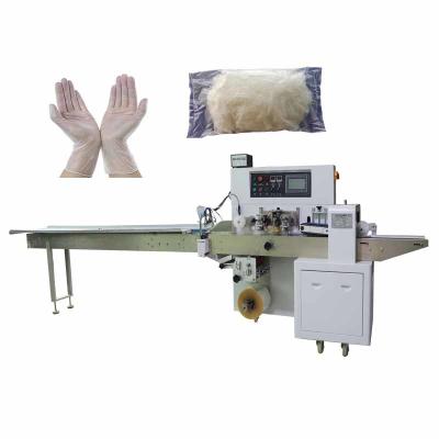 China Automatischer Verpackungsmaschine 2.8KW CPE-Film-automatische bauschende Maschine PVC-Handschuhe zu verkaufen