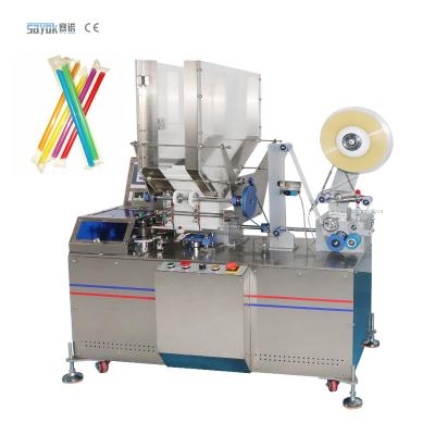 Cina Single Bulk Disposable Plastic Straw Packaging Machine Automatic  50HZ 220V in vendita