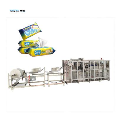 中国 Automatic Stacking System Wet Floor Cleaning Wipe Making Packing Machine 販売のため