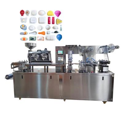 China Dose Liquid Filling Egg Mask Automatic Blister Packing Machine Flat Type Packaging Machinery for sale