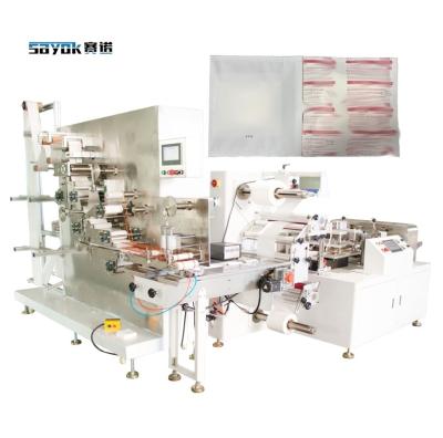 China 220V 50Hz Non-woven Gauze Folding Slitting Packing Machine Automatic Gauze Making Packaging Line for sale