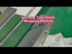 Customized PLC Controlled Automatic Shrink Wrap Tunnel Machine For Long Hardware Tubes