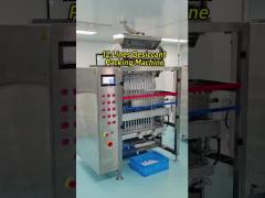 Multi-line desiccant packing machine