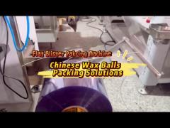 High Efficiency Wax Balls Blister Packing Machine 