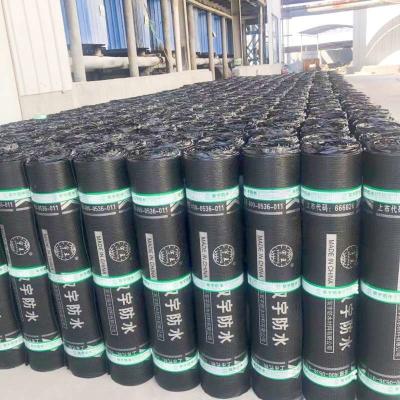 China Polyesterbandenbasis bitumineus waterdicht membraan 3 mm 4 mm Voor bouwprojecten Te koop