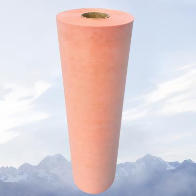 China Orange Polyethylene Waterproofing Membrane Roll For Kitchen / Bathroom for sale