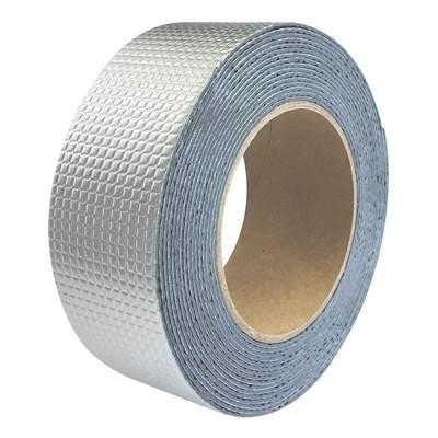 China Aluminum Foil Butyl Rubber Tape Self Adhesive Waterproof Tape For Leak Sealing for sale