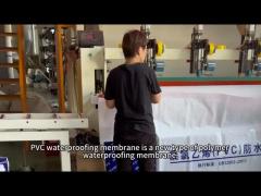 PVC waterproof membrane video