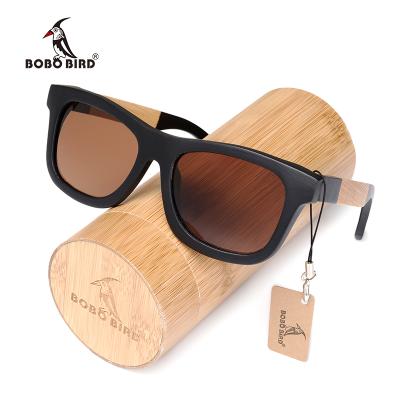 China 2020 Wholesale Custom Bamboo Sunglasses China Logo Mirror Polarized Lens Wood Unisex Fashion Sun Glasses for sale