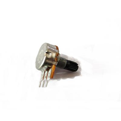 China Carbon film 148 single adjustable potentiometer semi-plastic shaft with the switch for sale