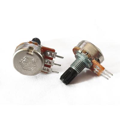 China Carbon film Hot selling 148 single adjustable potentiometer semi-plastic shaft 50K15 for sale