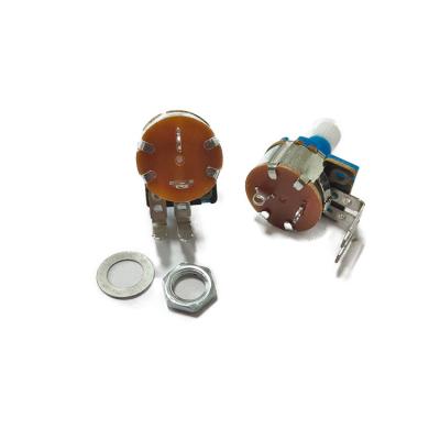 China Modern Potentiometer 15mm With Metal Shaft Mon Rotary Linear Potentiometer Wh148 for sale