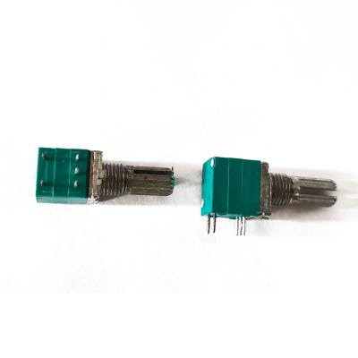 China Carbon film Custom rotary 1K 5K 10K 20K 50K 100K rotary potentiometer with switch for sale