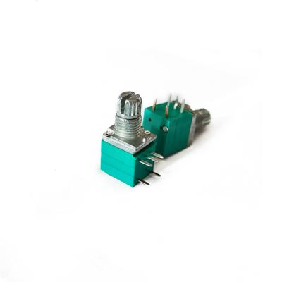 China Alloy High quality 097 single band switch adjustable potentiometer for sale